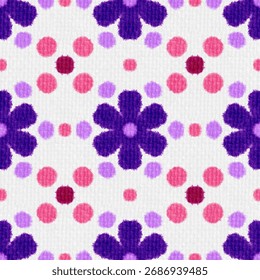 	
Geometric square patterns, designed fabric patterns, background, flowers