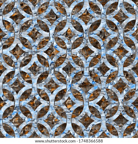 Geometric texture pattern with watercolor effect
