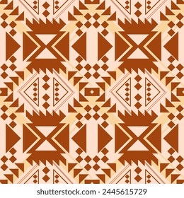 Geometric tribal seamless pattern for ethic fabric printing, certain design, wallpaper, background, mat, flooring and other customized product