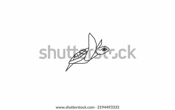 geometric\
turtle for illustration logo and animal\
logo