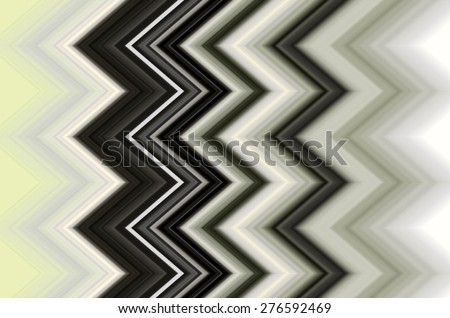 Geometric varicolored abstract pattern of zigzags, many with a slight blur