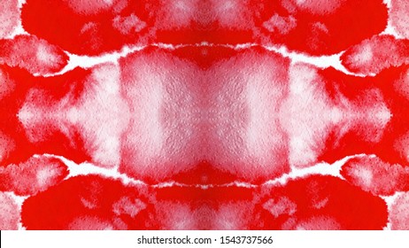 Geometric wallpaper. Papirus Gringe print. Ethnic pattern. Iridescent Motif. Tomato on White. Oriental Aquarelle print. Ruby, White. Mirror Rorschach Spots background.