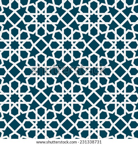 Geometrical Arabic islamic pattern background