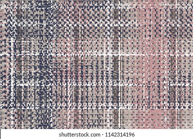 Geometrical, Elegant Tweed  Texture Repeat Modern Pattern Design 