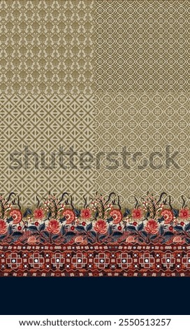 Geometrical patterns using in background art and using boarder bunch.