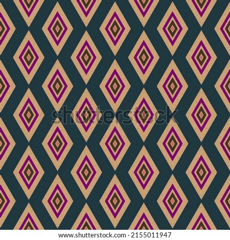 Geometry zig zag pattern. Realistic burlap textured ethnic seamless ornament, Abstract background, colorful lines