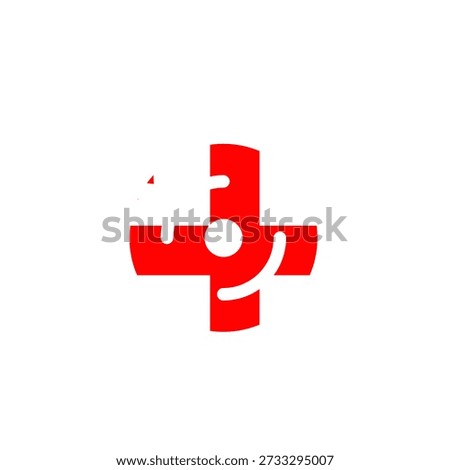 Georgia Flag Disk In Icon