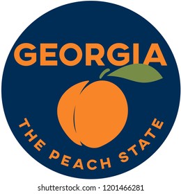 Georgia: The Peach State | Digital Badge