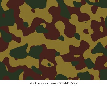 German Afrika Korps Camo Pattern, Paint Scheme And Camouflage