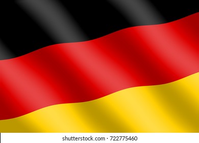 German Flag For  German Reunification 3 October