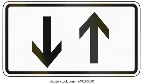 German Traffic Sign Additional Panel Specify Stock Illustration ...