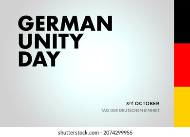 German Unity Day, 3 October. National Day of Germany. Flag, background, poster, wallpaper, banner, card - Powered by Shutterstock