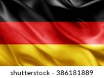 Germany flag of silk 