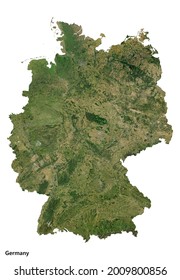 Germany Satellite Imagery (3D Rendering)