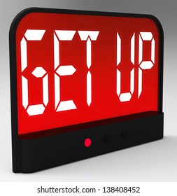 Get Up Clock Message Meaning Wake Up And Rise