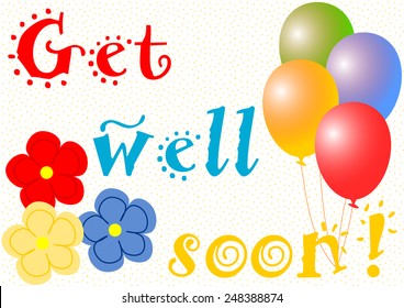 112 Get Well Soon Balloon Images, Stock Photos & Vectors 