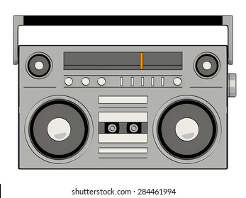 Ghettoblaster Cartoon Stock Illustration 284461994 | Shutterstock