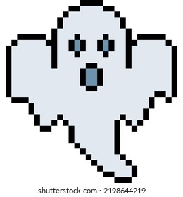 Ghost 8bit Pixel Art Stock Illustration 2198644219 | Shutterstock
