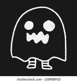 ghost doodle drawing