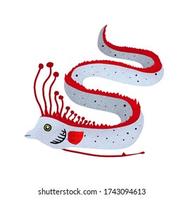 Giant Oarfish, Children Book Illustration