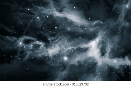 Giant Universe Starscape Backdrop With Colorful Space Clouds