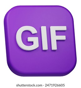 gif icono 3d aislado