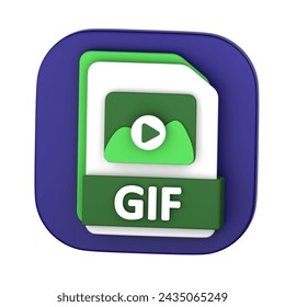 GIF FIle 3D Illustration for uiux, web, app, presentation, etc
