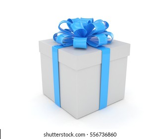 Gift Box Bows Isolated On White Stock Illustration 556736860 | Shutterstock