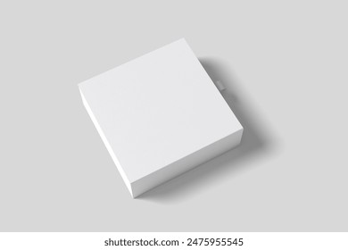 Gift box mockup blank. 3d rendering