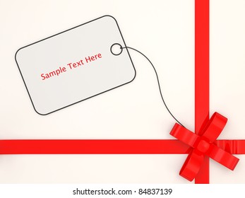 Gift Box with place for your text (top view)