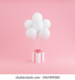 Gift boxes and balloons on pink background with boxing day sale surprise concepts, 3d rendering - Powered by Shutterstock