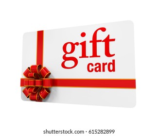 Gift Card Isolated 3d Rendering Stock Illustration 615282899 | Shutterstock