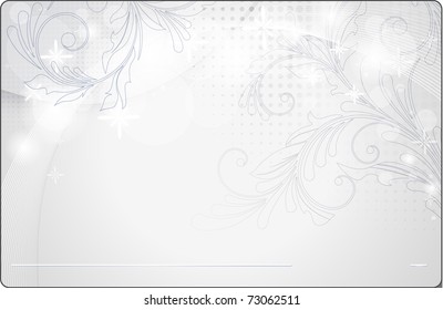 Gift card, raster illustration - Powered by Shutterstock