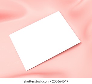 Gift Card Representing Empty Space And Copyspace