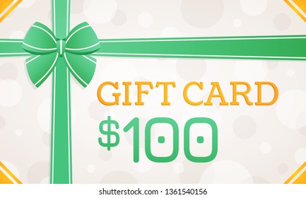 Gift Card, gift voucher - 100 dollars - Powered by Shutterstock