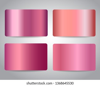 Gift cards or discount cards or credit cards set with shiny pink design background. Beauty shop, clothes shop, cosmetics store, hair and spa salon discount voucher, coupon or gift cards - Powered by Shutterstock