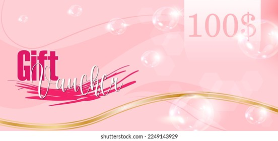 
Gift certificate for a beauty salon - Powered by Shutterstock