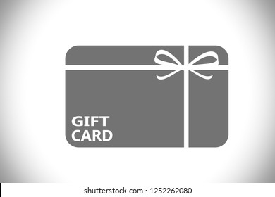 Giftcard Icon Illustration Image On White Stock Illustration 1252262080 ...