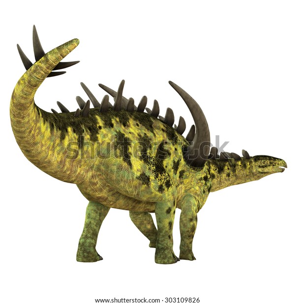 herbivorous dinosaur with long neck and tail