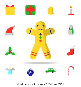 Gingerbread Man Icon. CHRISMAS Icons Universal Set For Web And Mobile