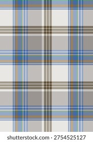 Gingham check plaid pattern for autumn, summer, spring. Seamless colorful herringbone textured Vichy tartan vector graphic for scarf, dress, flannel shirt, skirt, other modern fashion fabric design.