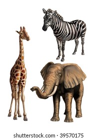Giraffe And Zebra Outlet Cover 3dRose lsp_48977_6 African Safari With Elephant Giraffe And Zebra Outlet Cover 3dRose lsp_48977_6 African Safari With Elephant