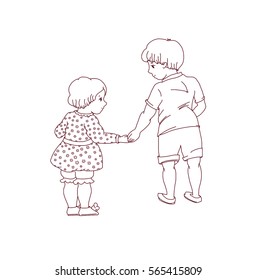 Girl Boy Illustration Stock Illustration 565415809 | Shutterstock