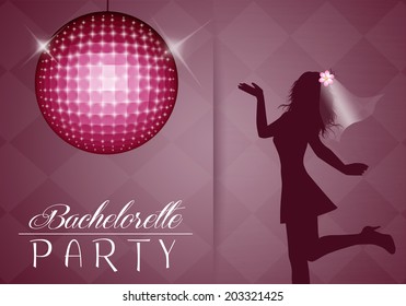 girl with bridal veil to bachelorette party - Powered by Shutterstock