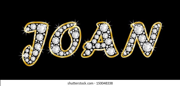 Joan Name Graphic Images Stock Photos Vectors Shutterstock
