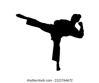 458 Karate split Images, Stock Photos & Vectors | Shutterstock