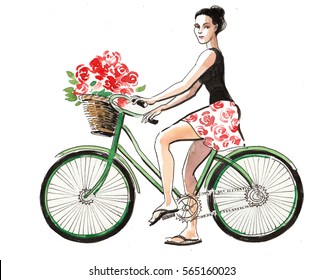 flower girl bike