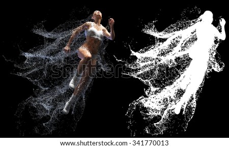 Image, Stock Photo buoyancy Lifestyle