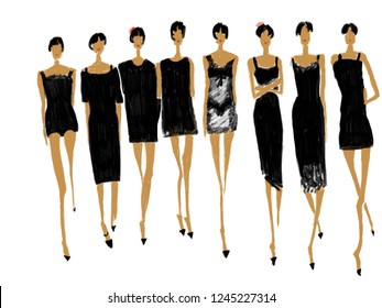 Prom Dress Fashion Show Clip Art