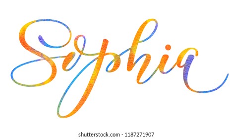 Sophia Name Stock Illustrations Images Vectors Shutterstock